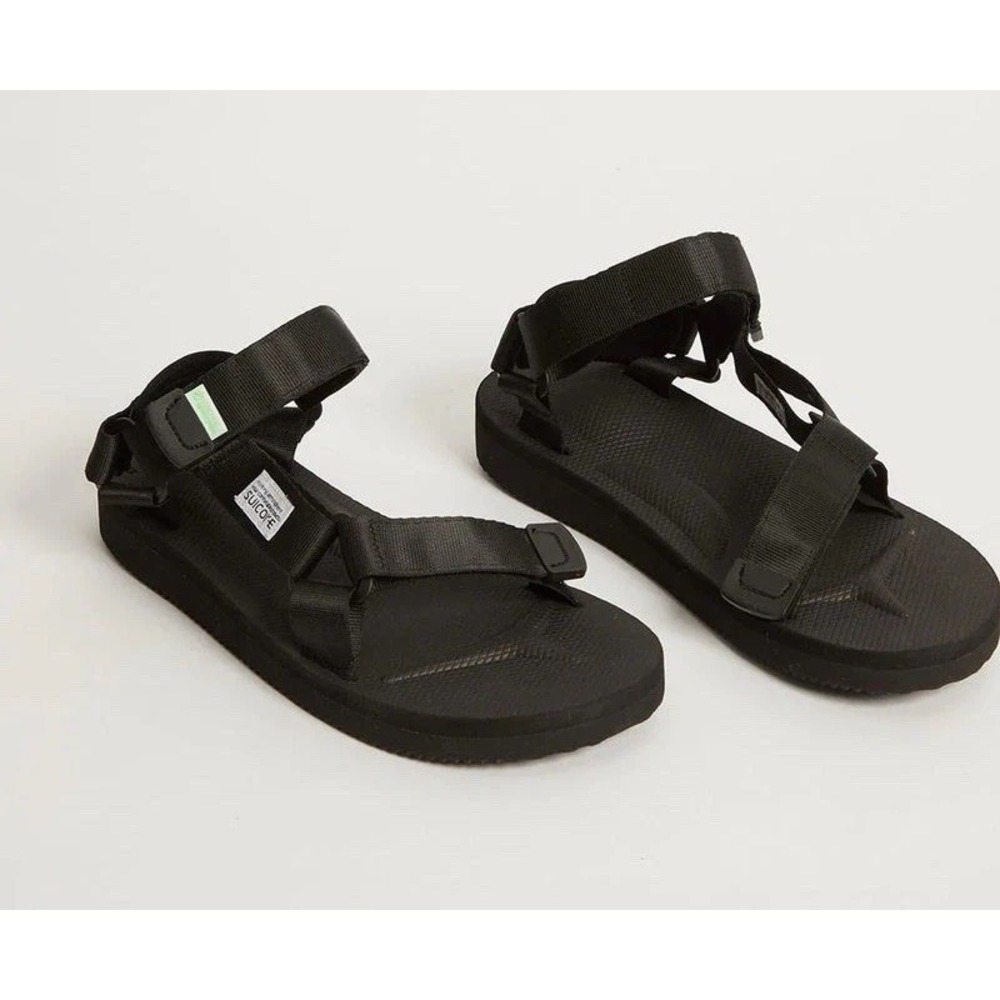 SUICOKE Depa Cab Men's Size 12 US OG-022Cab Black Slide Sandals